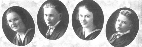 1922 Student Body Officers 